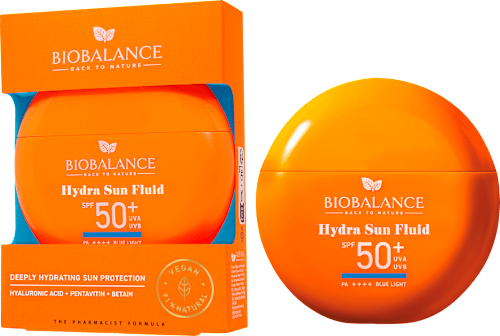 Fluid pentru protecție solară cu SPF 50 HYDRA SUN BIOBALANCE