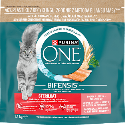 Bifensis Sterilised granule pro kočky losos PURINA ONE