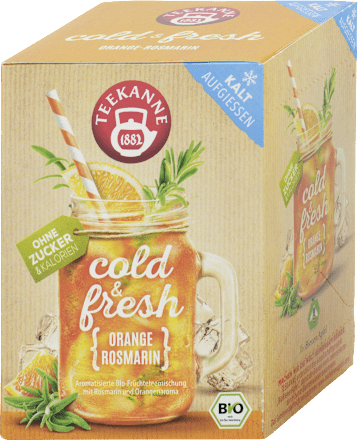 Bio Ľadový čaj cold & fresh pomaranč - rozmarín  Teekanne