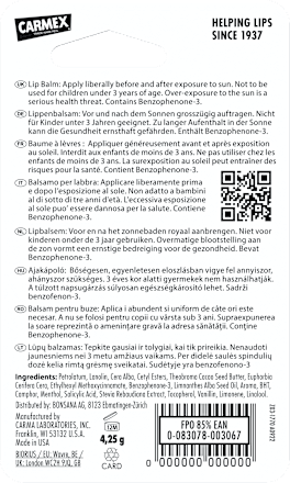 Balsam de buze Lime SPF15 Carmex