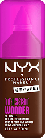 Foundation Make 'EM Wonder 41 Deep Walnut NYX PROFESSIONAL MAKEUP