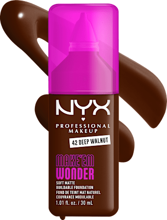 Foundation Make 'EM Wonder 41 Deep Walnut NYX PROFESSIONAL MAKEUP