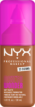 Foundation Make 'EM Wonder 33 Sienna NYX PROFESSIONAL MAKEUP