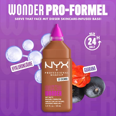Foundation Make 'EM Wonder 33 Sienna NYX PROFESSIONAL MAKEUP