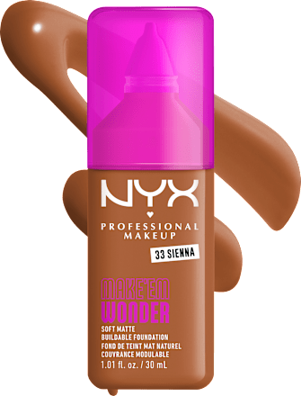 Foundation Make 'EM Wonder 33 Sienna NYX PROFESSIONAL MAKEUP