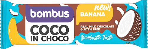 tyčinka Coco in Choco s příchutí banán bombus