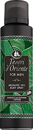 Deodorante spray aromatico SANDALO DEL KASHMIR E VETIVER Tesori d'Oriente