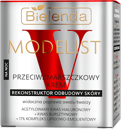 Przeciwzmarszczkowy krem na noc V-MODELIST Bielenda