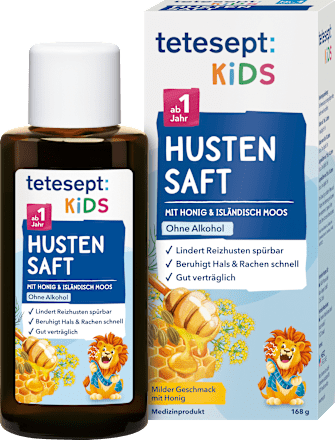 Hustensaft Kids Honig & Isländisch Moos tetesept