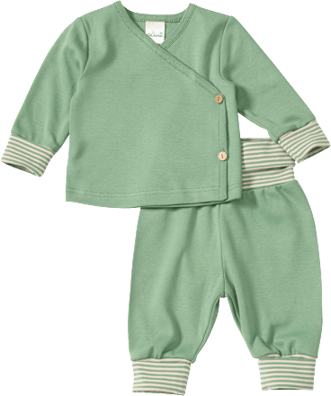 Set mit Wickelshirt & Hose Pro Climate, grün, Gr. 56 ALANA