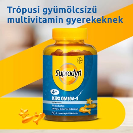 Multivitamin gyerekeknek omega-3-al és kolinnal Supradyn
