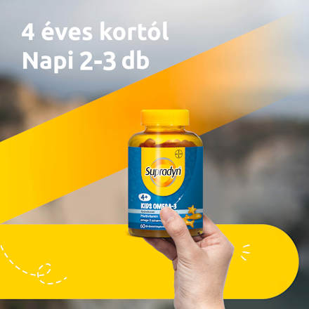 Multivitamin gyerekeknek omega-3-al és kolinnal Supradyn