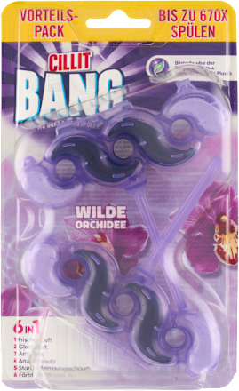 Tuhý WC blok 6v1 Wild Orchid CILLIT BANG