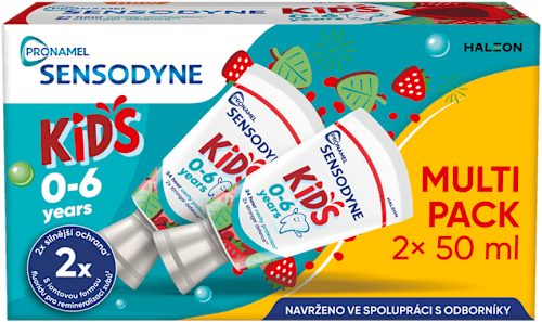 Detská zubná pasta Pronamel Kids Multipack - 2 x 50 ml SENSODYNE