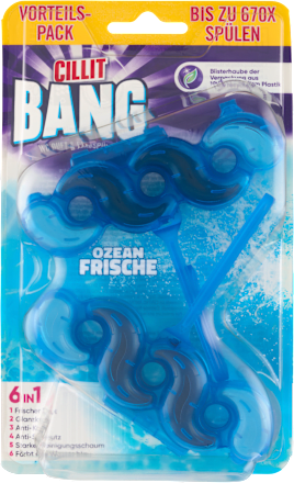 Tuhý WC blok 6v1 Ocean Fresh CILLIT BANG
