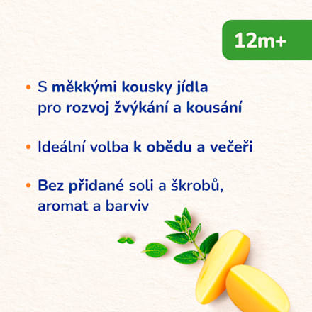 příkrm šťouchané brambory s kuřetem Sunar