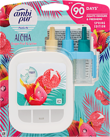 3volution električni osvježivač zraka + punjenje Aloha – Dragon Fruit & Lychee ambi pur