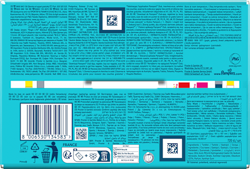 Vlhčené utierky Fresh Clean 9 x 80 Pampers