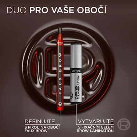 fix na obočí Infallible Faux Brow Granite  L'ORÉAL PARiS