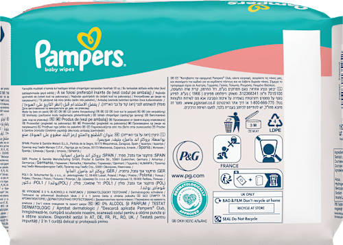 Vlhčené utierky Sensitive 9 x 80 Pampers