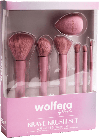 Pinselset Brave Brush  wolfera by Paula