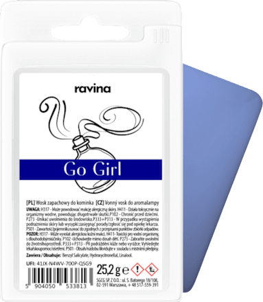 Go Girl sojowy wosk zapachowy do kominka ravina