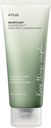 Schiuma detergente Heartleaf + BHA riduzione pori Anua