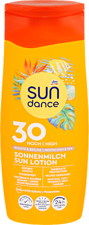 Latte solare protezione e abbronzatura SPF30 sundance
