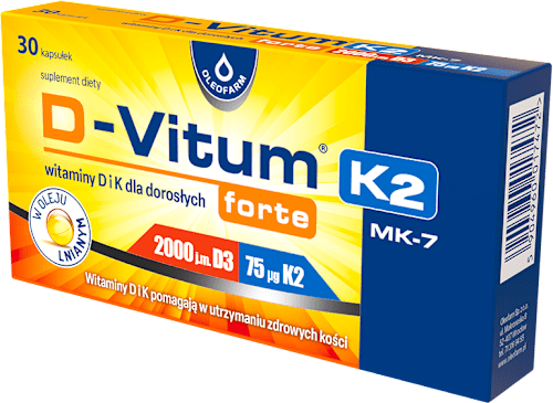 Suplement diety D-Vitum K2 forte 2000 jm  OLEOFARM