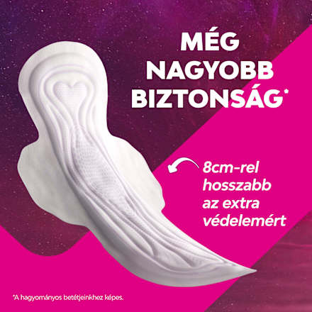 Éjszakai egészségügyi szárnyas betét Ultra Large+, jumbo pack Libresse