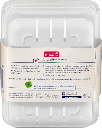 2in1-Organizer mit Sieb Profissimo
