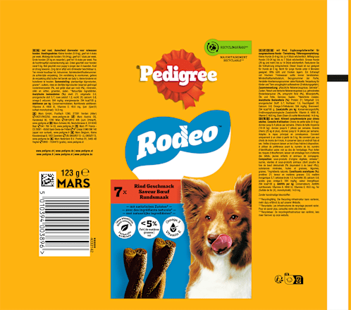 Hundeleckerli Rodeo mit Rind Pedigree