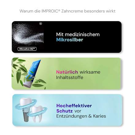 Zahnpasta für Zahnimplantate IMPROIC