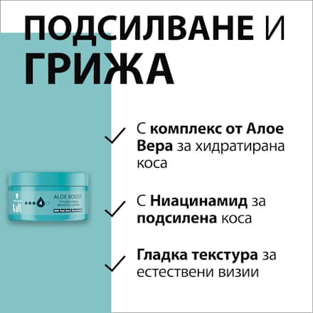 Стилизиращ крем за коса Aloe Boost Schwarzkopf taft