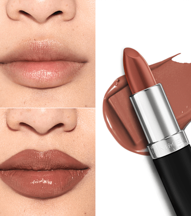 Rdečilo za ustnice Lasting Finish 90s Nude Collection, 060 Cappuccino RIMMEL LONDON