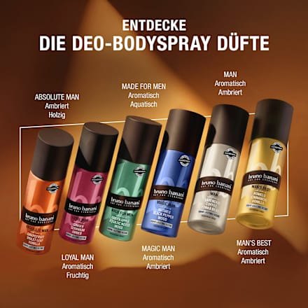 Deospray Made for Men bruno banani