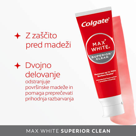 Zobna pasta Max White Superior Clean Colgate