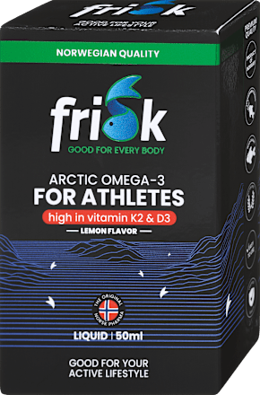 Prehransko dopolnilo omega-3 za športnike, K2 & D3, okus limone, tekoče frisk GOOD FOR EVERY BODY