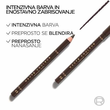 Črtalo za oči Haute Couleur Khol, 120 Brun Leather L'ORÉAL PARiS