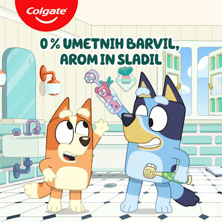 Otroška zobna pasta first smiles, 0-5 let Colgate