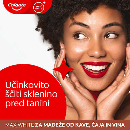 Zobna pasta Max White For Coffee, Tea & Wine Stains Colgate