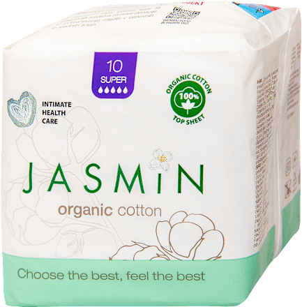 Bombažni damski vložki Organic Cotton Super Jasmin