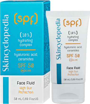 Флуид за лице с витамин B5, SPF50 Skincyclopedia