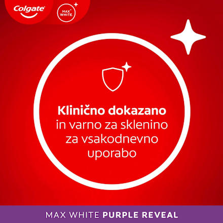 Zobna pasta Max White Purple Reveal Colgate