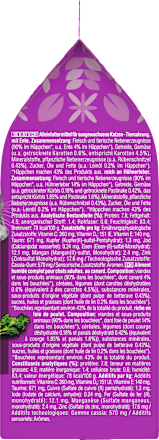 Nassfutter Katze mit Ente & Hühnerleber in Gelee, Multipack (6x50 g) Whiskas