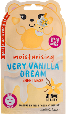 Maska za obraz v obliki krpice Moisturising Very Vanilla Dream JiiNJU BEAUTY