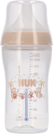 Butelka z miernikiem temperatury 260 ml Perfect Match smoczek 3+ Małpka  NUK