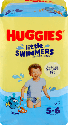 plenkové kalhotky do vody, velikost 5-6 Huggies Little Swimmers