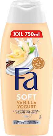 SOFT VANILLA YOGURT gel za tuširanje Fa