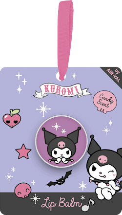Балсам устни в кутийка Kuromi с аромат на бонбони AIR-VAL